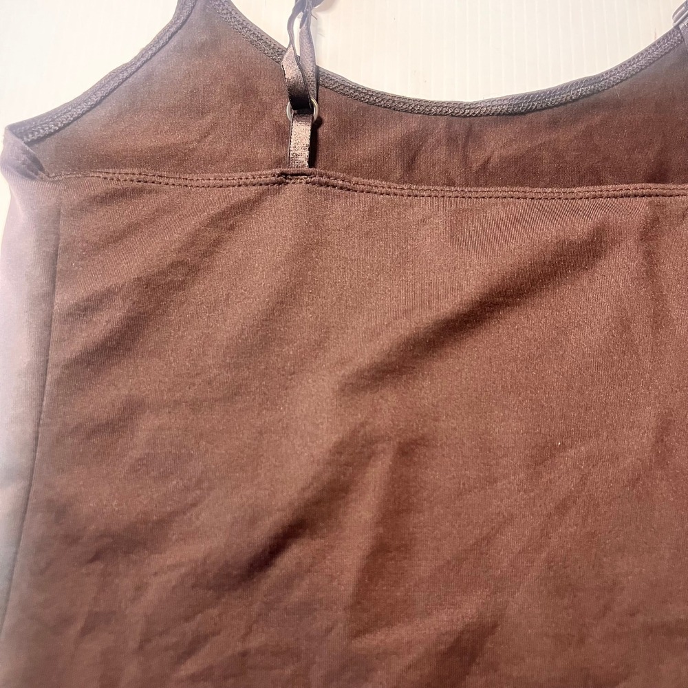 Coldwater Creek Brown Camisole Shelf Bra Adjustable Strap Tank Top XXS 2 - Picture 4 of 4